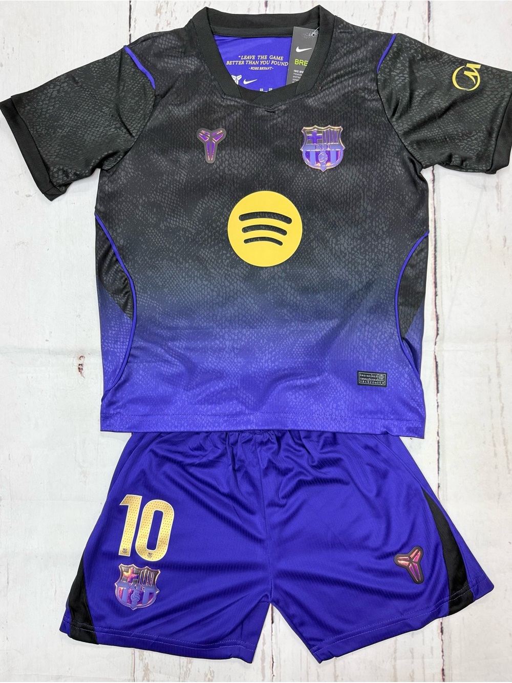 Youth Lamine Yamal Jersey + Shorts 26-27’ Mamba Kit Kids Soccer Sets